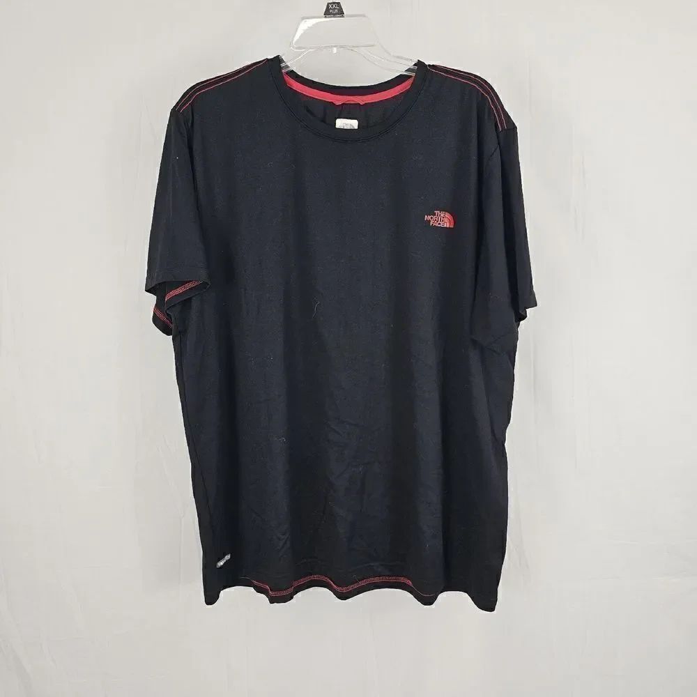 The North Face Black With Red Stitch T Shirt Men's Size XL T Shirt